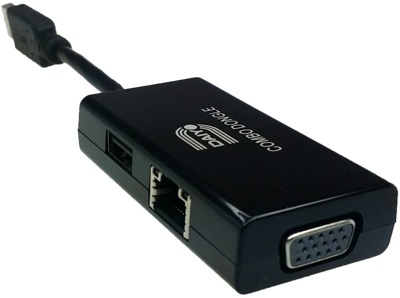 DAIYO - CP 2606 مبدل USB 3.0 به VGA/LAN/HUB