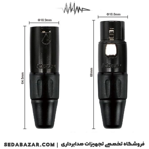 KIRLIN - MWC-270PB-BLA کابل میکروفون