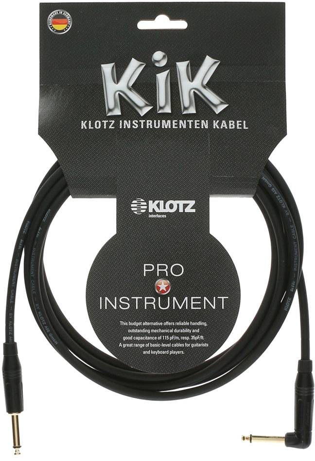 KLOTZ - KIK 1.5m کابل آدیو با جک چپقی