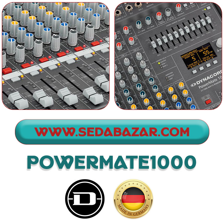 Dynacord PowerMate 1000-3 پاور میکسر 1 قیمت Dynacord Powermate 1000-3