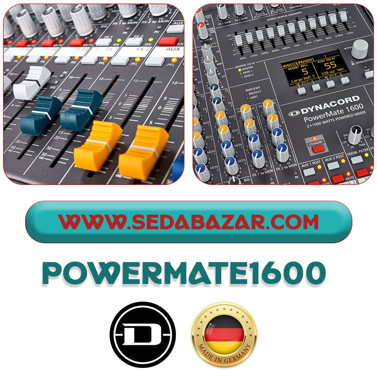Dynacord PowerMate 1600-3 پاور میکسر 1 فروش Dynacord Powermate 1600-3