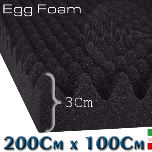 egg-faom3 خرید فوم شانه تخم مرغی سه سانتی