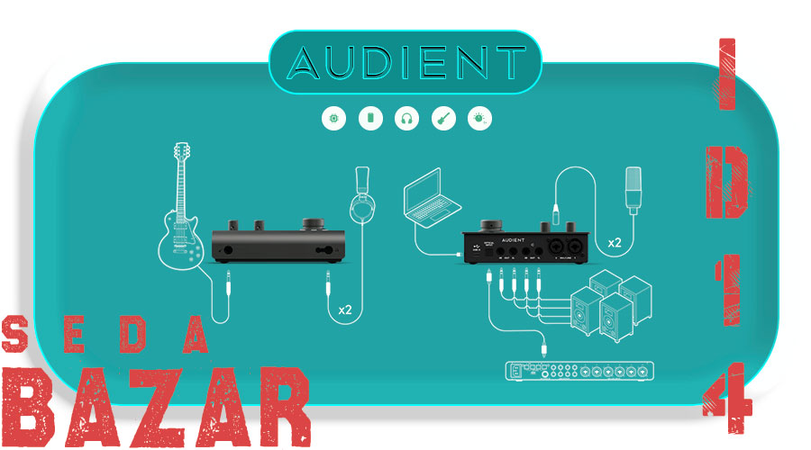 Audient iD14 کارت صدا تایپ سی 1 audient – iD14 کارت صدا