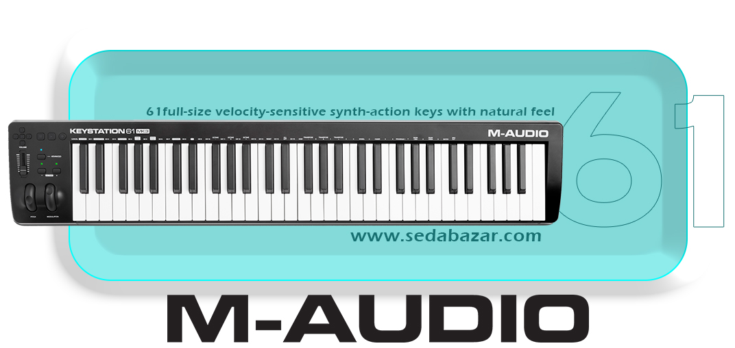 M-Audio Keystation 61 MK3 میدی کیبورد 1 M-Audio-keystation-61-mk3