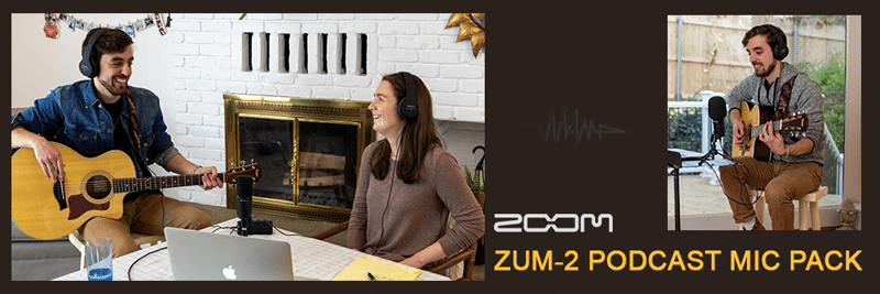 خرید و قیمت زوم مدل ZUM-2 PODCAST MIC PACK