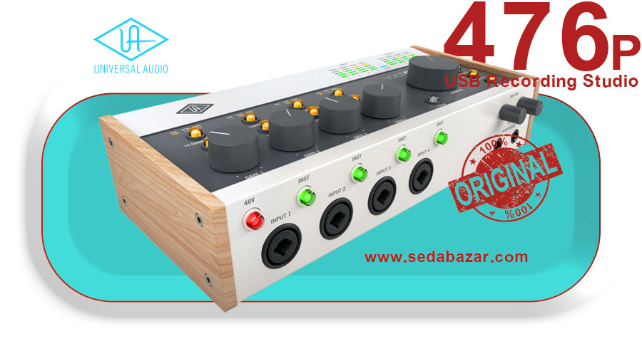 Universal Audio Volt 476P کارت صدا یو اس بی 1 کارت صدا یونیورسال آدیو 476p