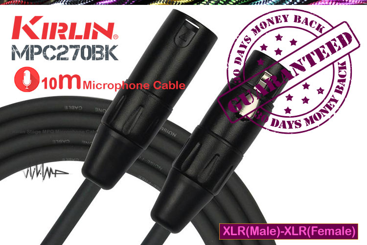 Kirlin Cable MPC-270PB BK کابل 10 متری میکروفون 1 kirlincable-MPC-270-BK-10m