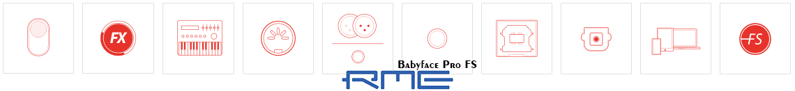 تکنولوژی های بکار رفته در کارت صدا RME-Babyface-Pro-FS