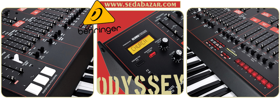behringer ODYSSEY سینتی سایزر 1 فروش سینتی سایزر آنالوگ behringer ODYSSEY