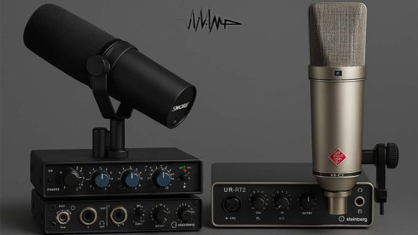 مقایسه‌ی دو رویکرد ضبط: Shure SM7B با پری‌امپ FP33 و کارت UR-RT2 در 192kHz/24bit در برابر Neumann U87. زنجیره‌ بسازیم یا به افسانه تکیه کنیم؟