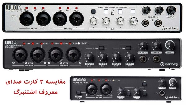 آکادمی صدابازار 1 مقایسه 3 کارت صدای معروف اشتنبرگ