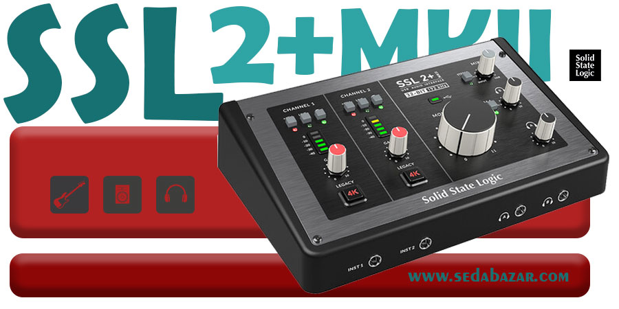 فروش کارت صدای تایپ سی SSL 2 plus MKII