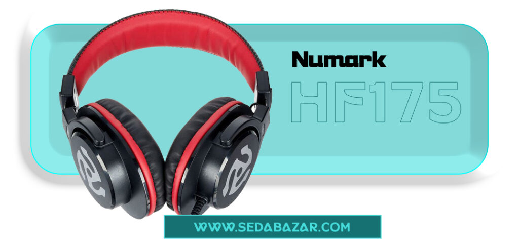 Numark HF175 هدفون دی جی 1 هدفون قرمز دخترانه پسرانه دی جی
