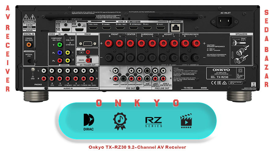 Onkyo TX-RZ30 آمپلیفایر سینمایی 1 آمپلیفایر سینمایی Onkyo - TX-RZ30
