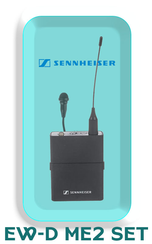 Sennheiser EW-D ME2 Set یقه ای بی سیم 2 سنهایزر EW-D-ME2-SET