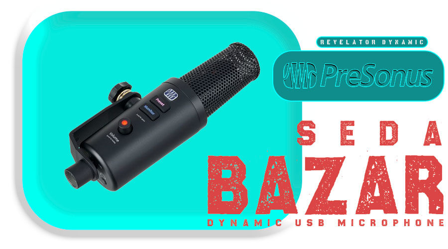 PreSonus Revelator Dynamic میکروفون وکال و پادکست 2 میکروفونPreSonus Revelator Dynamic USB Microphone
