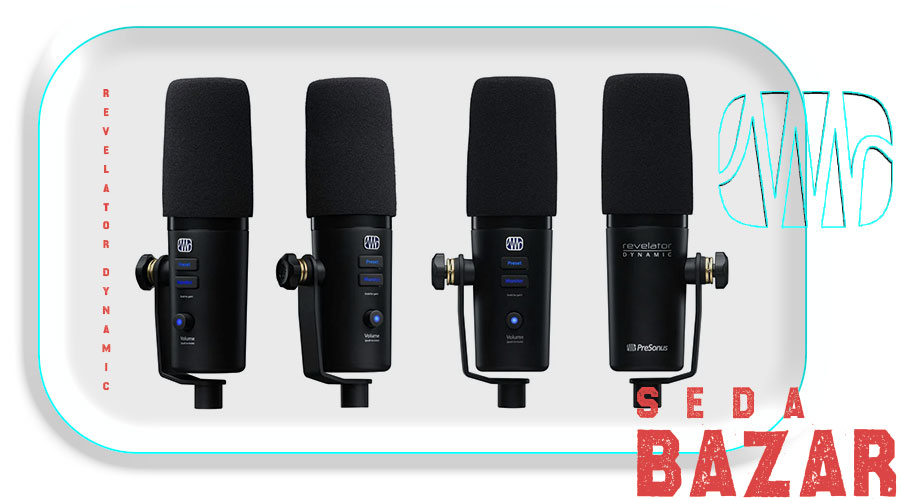 PreSonus Revelator Dynamic میکروفون وکال و پادکست 1 میکروفون یو اس بی Revelator Dynamic