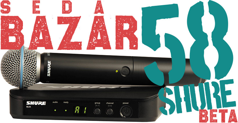  میکروفون بی سیم SHURE BLX 24 BETA 58