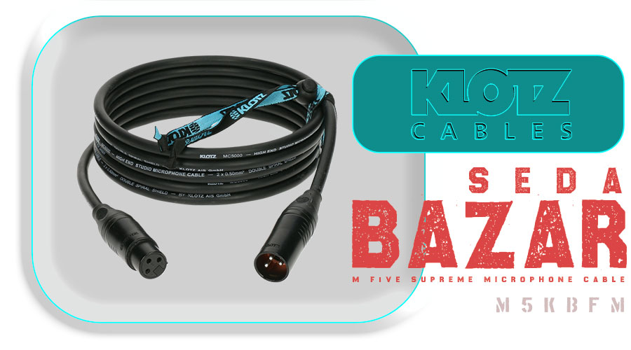 Klotz Cable M5KBFM کابل میکروفون 1 کابل میکروفون klotz-m5kbfm