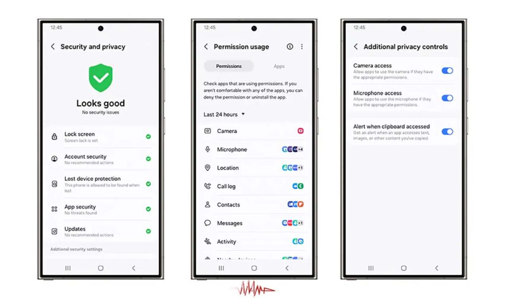 چگونه میکروفون گوشی را فعال کنیم؟ 1 Permission را در مسیر Privacy و همچنین در صفحه برنامه هدف فعال کنید.