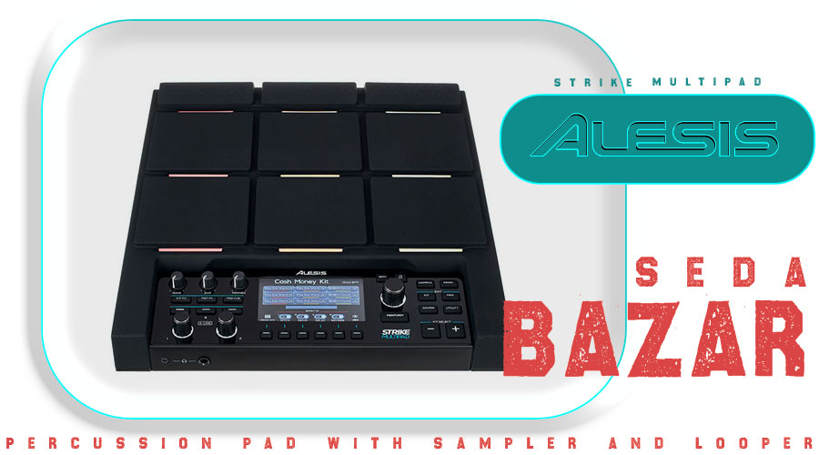 Alesis Strike MultiPad پرکاشن پد 1 پرکاشن پد و سمپلر السیس