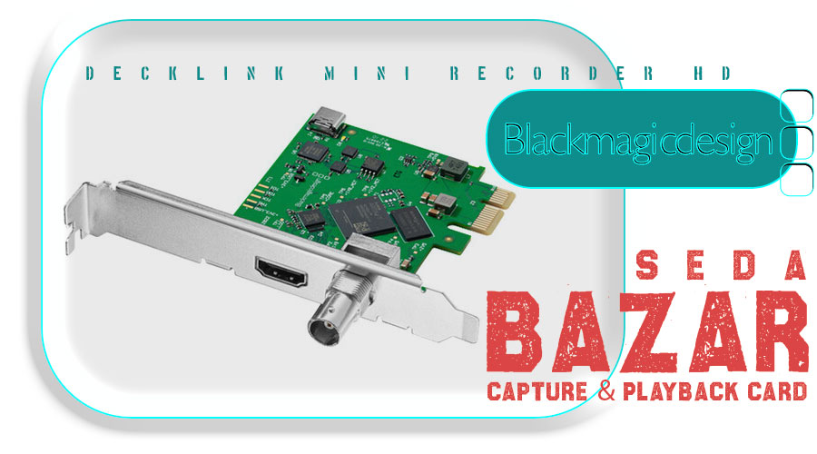 Blackmagic DeckLink Mini Recorder HD کارت کپچر 1 DeckLink Mini Recorder HD