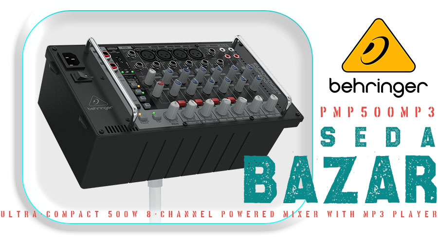 behringer PMP500MP3 پاور آمپلیفایر پرتابل 1 بهرینگر PMP500MP3