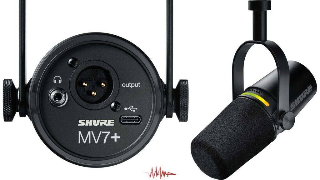 بهترین میکروفون برای پادکست خانگی ۱۴۰۴ | کم نویز و شفاف 3 Shure MV7 Plus
