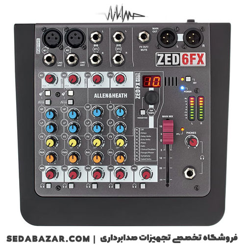 ZED-6FX-0 قیمت میکسر Allen & Heath ZED-6FX