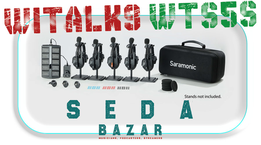 Saramonic WiTalk9 WT5S اینترکام با هدمیک بی سیم 1 Saramonic WiTalk9 WT5S اینترکام بی سیم با هدست