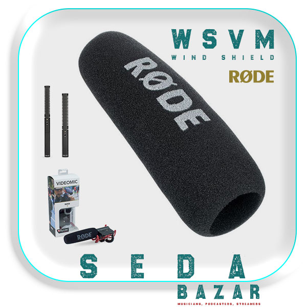 Rode WSVM بادگیر میکروفون شاتگان 1 خرید باد گیر میکروفون Rode WSVM