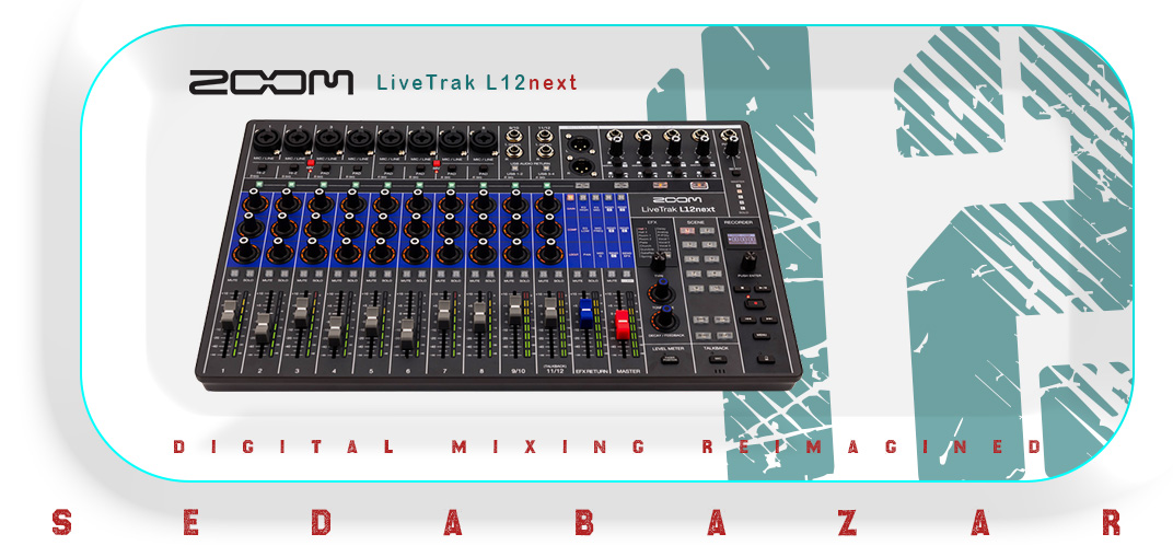 قیمت ZOOM LiveTrak L12next